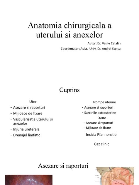 Anatomia uterului cu cicatricea post-cezariană