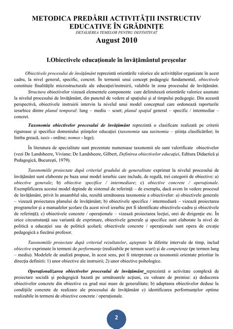 schemă a procesului de proiectare didactică, incluzând obiectivele