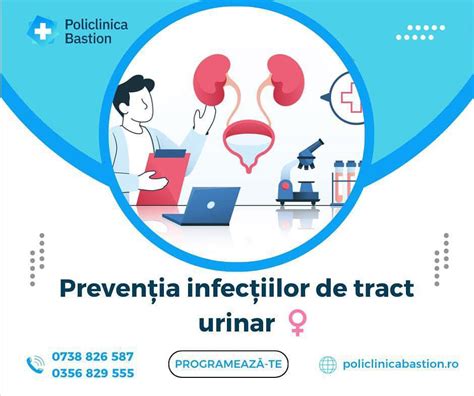 infografic cu sfaturi de prevenire a infecțiilor urinare