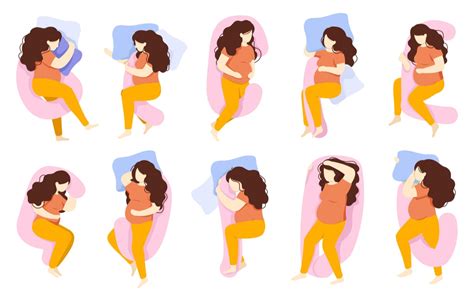 Ilustrație cu diferite poziții de somn și poziționare pe burtică pentru bebeluși.