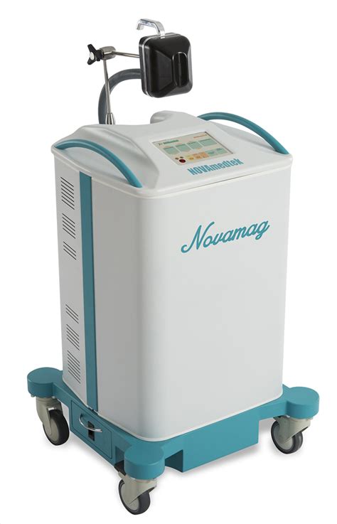 Ilustrație a fotoliului de tratament NOVAmag NT-60 și explicarea principiului său de funcționare
