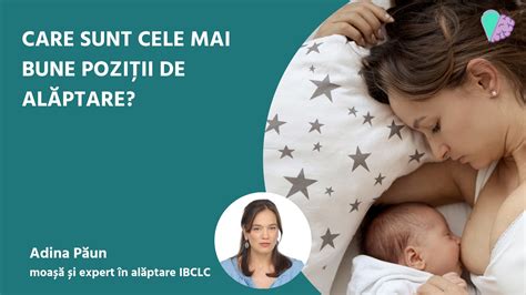 Ilustrație cu diverse poziții de alăptare