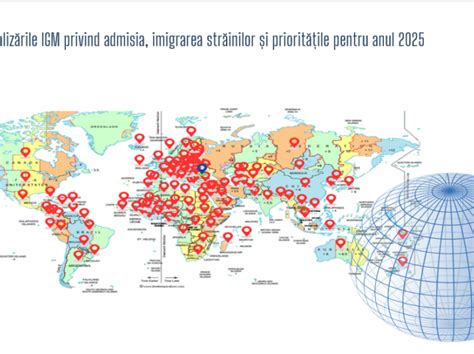Hartă cu fluxuri migratorii și impactul asupra familiilor