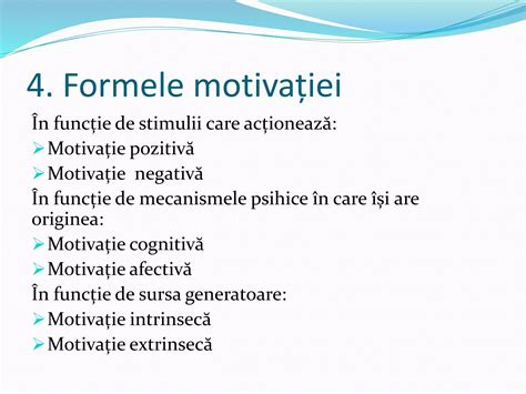 schemă cu factori de motivație pentru învățare