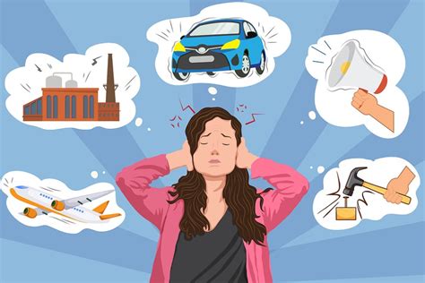 Colaj de imagini reprezentând diverse surse de zgomot alb: un ventilator, un uscător de păr, o mașină de spălat, o aplicație pe telefon cu sunete de ploaie