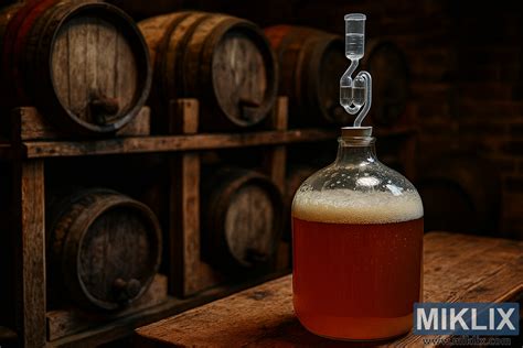 Echipament pentru fermentarea berii: recipient, supapă de CO2, densimetru