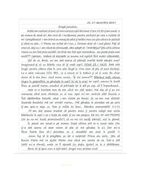 Exemplu de pagină interioară a cărții personalizate 