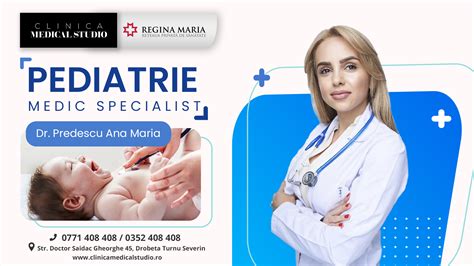 Ilustrație cu un medic pediatru examinând un copil