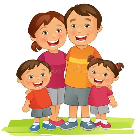 Ilustrație a unei familii fericite sau o imagine simbolică a nașterii