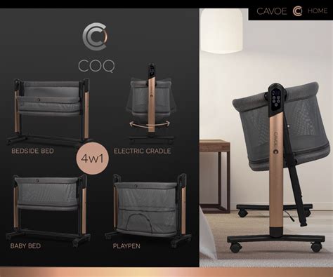 Detalii premium și materiale folosite la patutul CAVOE COQ