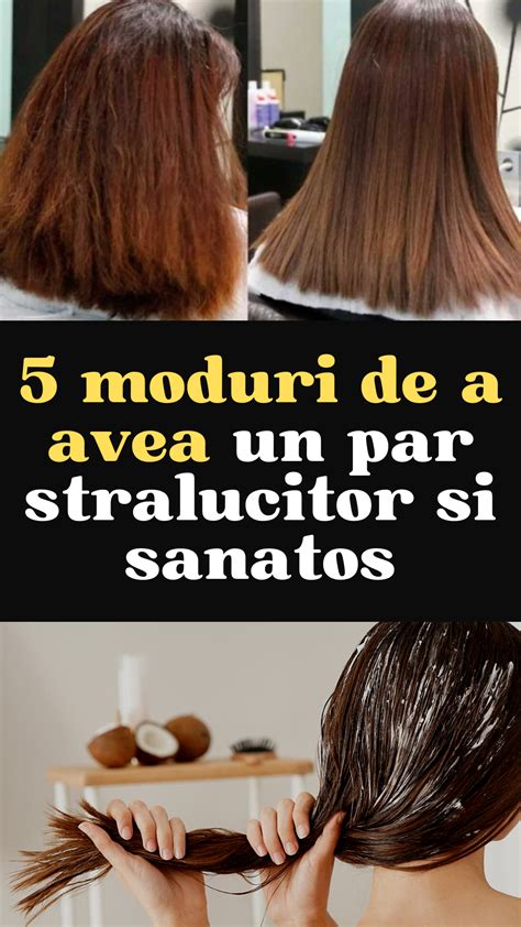 Imagine cu păr strălucitor și sănătos