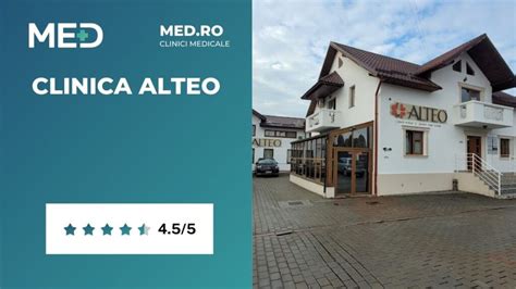 infografic cu statistici clinica Alteo (ani activitate, tratamente, pacienti)