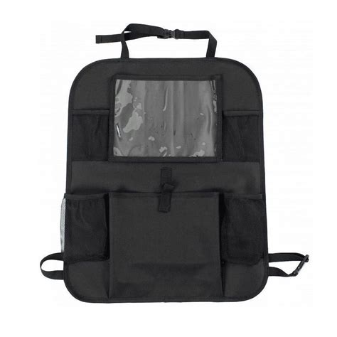 Organizator multifunctional pentru scaun auto cu suport de tableta si buzunare