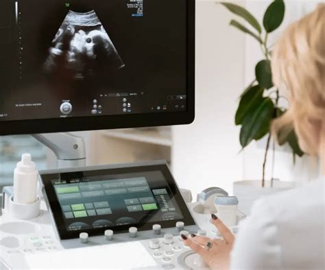 Schemă a aparatului de ecografie medicală