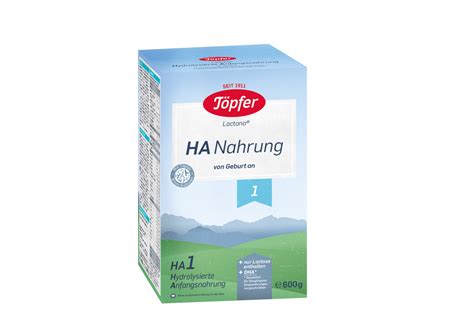 Infografic cu beneficiile nutriționale ale formulei Topfer HA1 pentru sugarii cu risc de alergii.