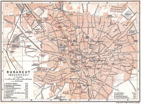 hartă a Bucureștiului cu localizarea Maternității Bucur
