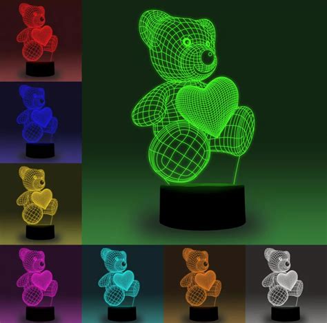 ursulet lampa de veghe cu lumina si nota muzicala