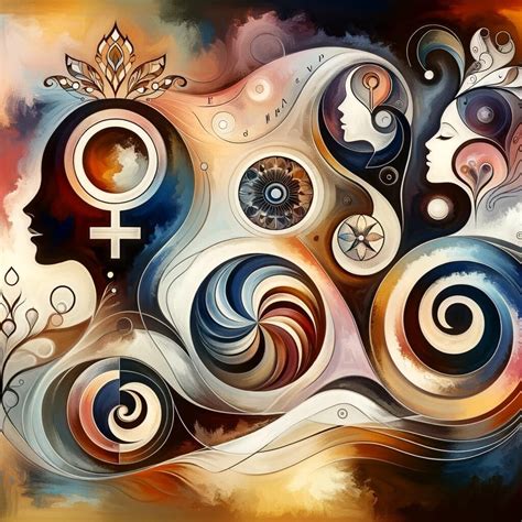 ilustrație stilizată a arhetipurilor feminine în mitologie