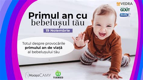 Ilustrație cu bebelușul interactiv Luca, arătând diversele sale funcții.