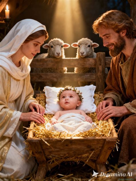 Detaliu cu Pruncul Iisus în iesle, flancat de bou și asin