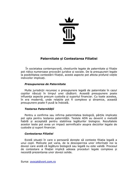 Imagine reprezentând simboluri juridice și ADN, sugerând aspectele legale ale testării paternității.