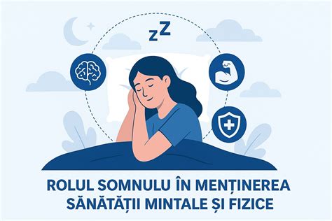 Ilustrație grafică ce prezintă importanța somnului pentru copii