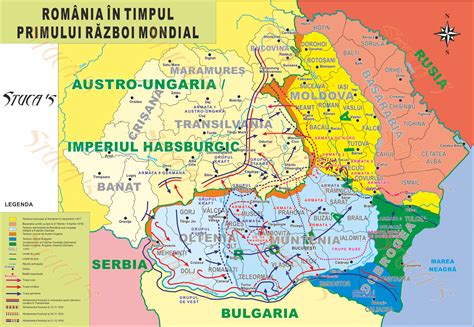 Hartă lingvistică a României, evidențiind distribuția dialectelor și graiurilor.