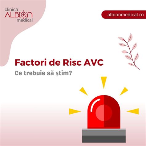 infografic despre factorii de risc pentru AVC și metode de prevenție