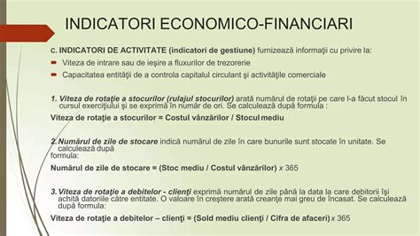 infografic despre indicatorii financiari ai unei firme
