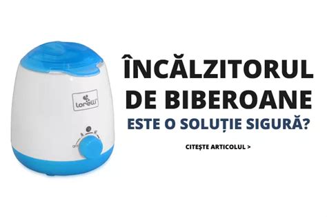 infografic comparativ cu diferite tipuri de încălzitoare de biberoane