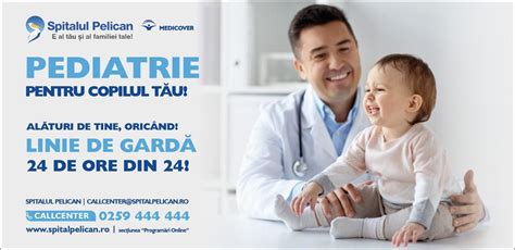 Infografic cu specialitățile medicale disponibile în ambulatoriul Spitalului de Pediatrie Ploiești