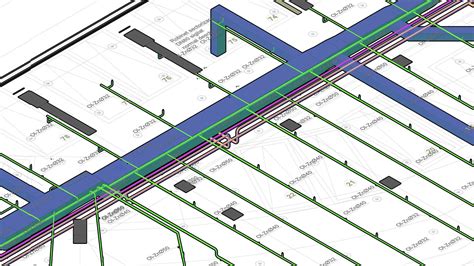Schema simplificată a unui sistem de alimentare cu apă și canalizare