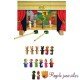 Mini teatru de papusi cu magnet