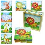 Puzzle cuburi jungla