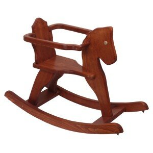 Căluţ / balansoar cu cadru din lemn 