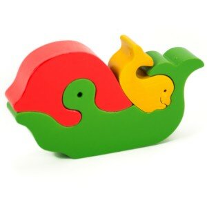 Puzzle zoo balena cu pui 