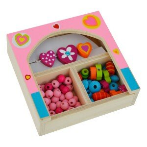 Set margele cu inimioare