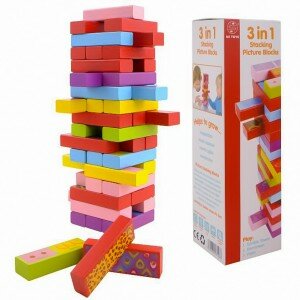 3 in 1 (memorie,domino,jenga)